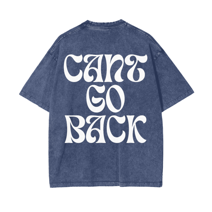 Can't Go Back Acid Wash Oversize T-Shirt