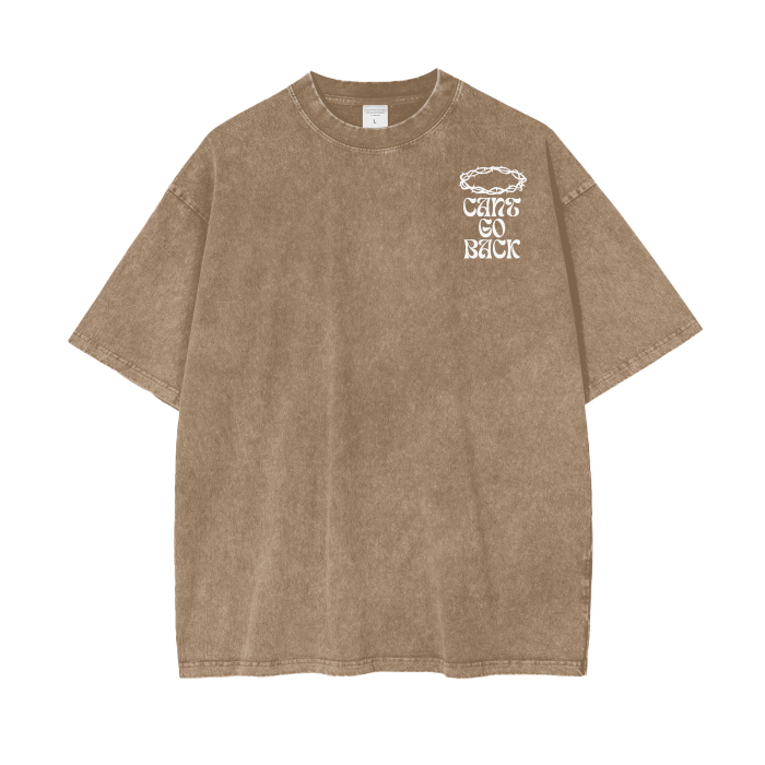 Can't Go Back Acid Wash Oversize T-Shirt