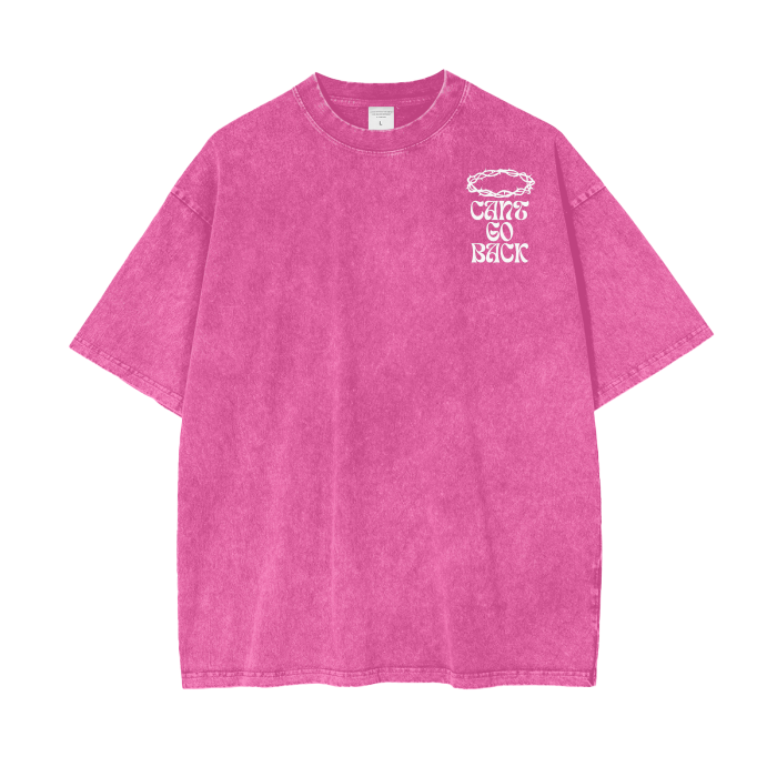 Can't Go Back Acid Wash Oversize T-Shirt