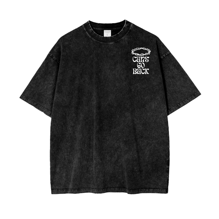 Can't Go Back Acid Wash Oversize T-Shirt