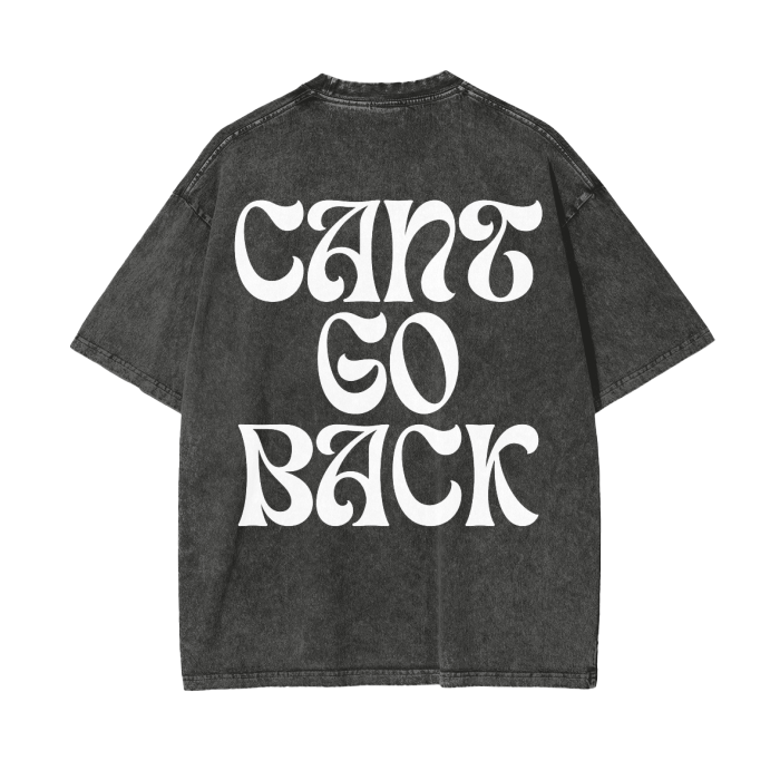 Can't Go Back Acid Wash Oversize T-Shirt