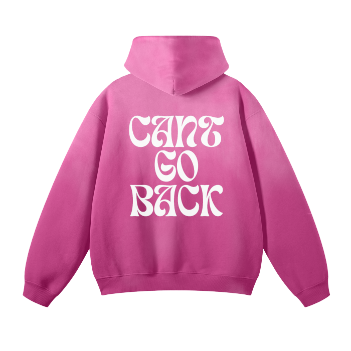 Can't Go Back Unisex Monkey Washed Hoodie
