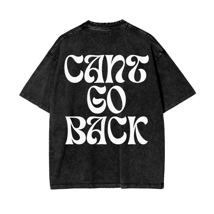 Can't Go Back Acid Wash Oversize T-Shirt