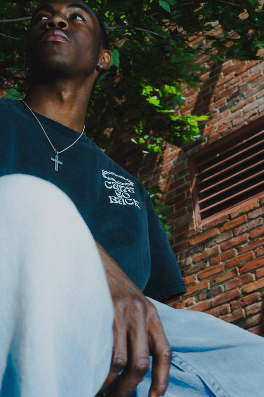 Can't Go Back Acid Wash Oversize T-Shirt