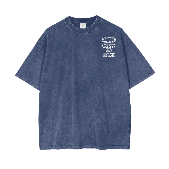 Can't Go Back Acid Wash Oversize T-Shirt