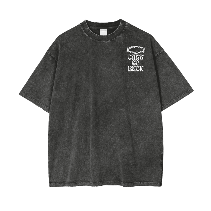 Can't Go Back Acid Wash Oversize T-Shirt